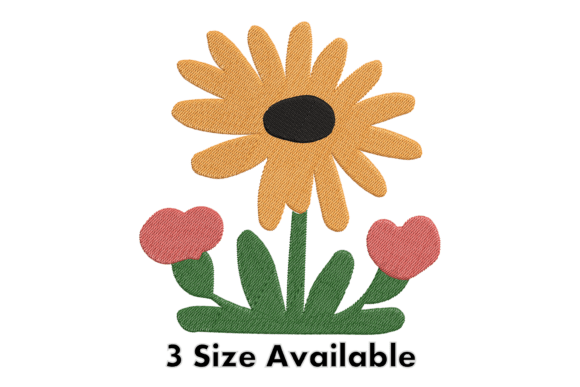 Beautiful Floral Machine Embroidery for Business