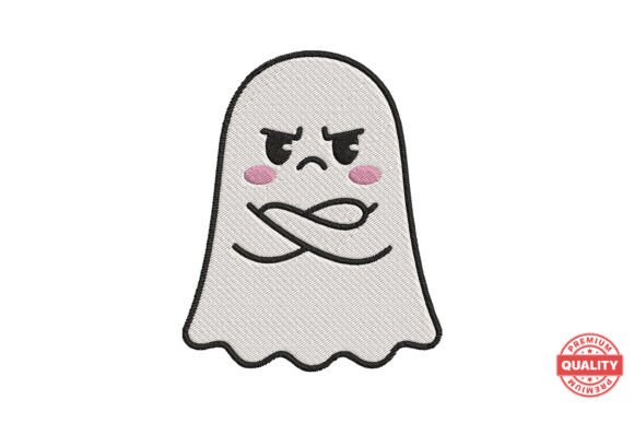Grumpy Ghost Halloween Embroidery Review for Boutique Apparel