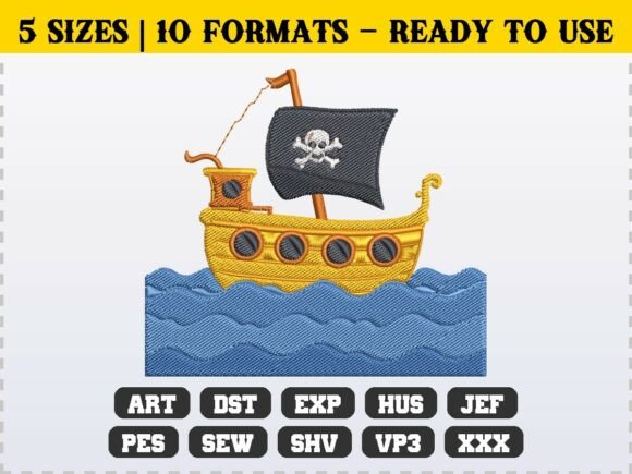 Pirate Skull Sea Adventure Embroidery: A Designer’s Review