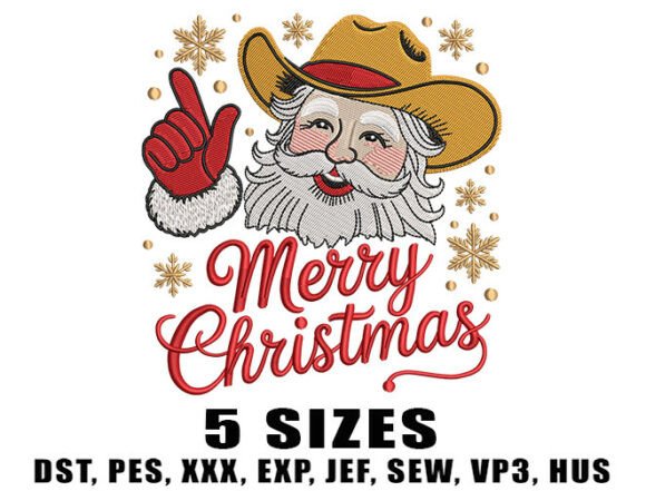 Retro Cowboy Santa Embroidery Designs: A Designer’s Real-World Review